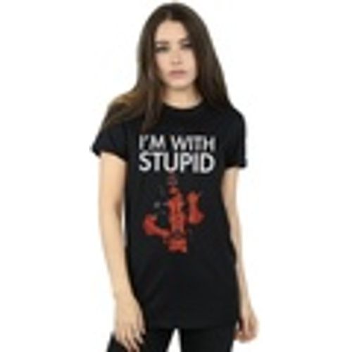 T-shirts a maniche lunghe Deadpool I'm With Stupid - Marvel - Modalova