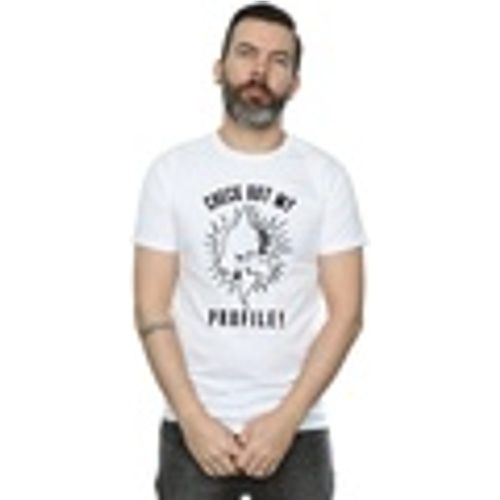 T-shirts a maniche lunghe Batman Check Out My Profile - Dc Comics - Modalova