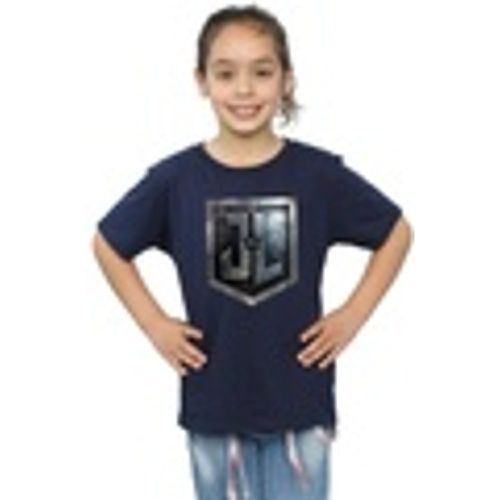 T-shirts a maniche lunghe Justice League Movie Shield - Dc Comics - Modalova