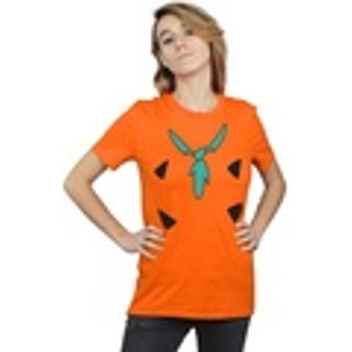 T-shirts a maniche lunghe Fred Flintstone Costume Print - The Flintstones - Modalova