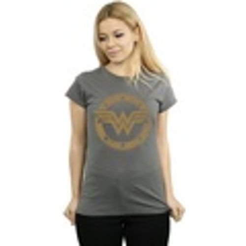 T-shirts a maniche lunghe Wonder Woman Shield - Dc Comics - Modalova
