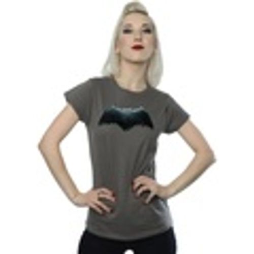 T-shirts a maniche lunghe Justice League Movie Batman Emblem - Dc Comics - Modalova