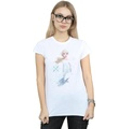 T-shirts a maniche lunghe Frozen 2 Elsa Nokk Silhouette - Disney - Modalova