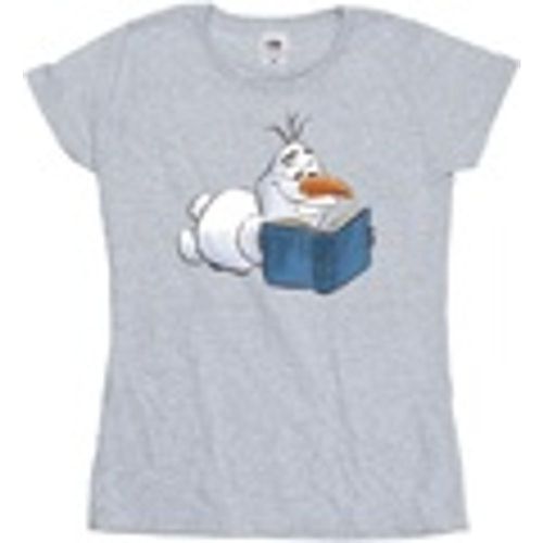 T-shirts a maniche lunghe Frozen Olaf Reading - Disney - Modalova