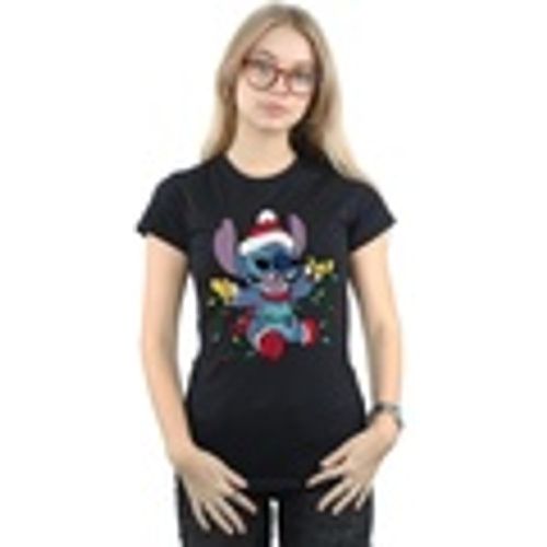 T-shirts a maniche lunghe Lilo And Stitch Christmas Lights - Disney - Modalova