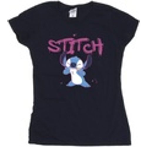 T-shirts a maniche lunghe Lilo And Stitch Graffiti - Disney - Modalova