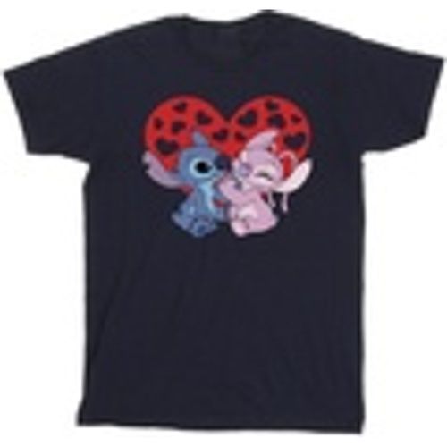 T-shirts a maniche lunghe Lilo Stitch Hearts - Disney - Modalova