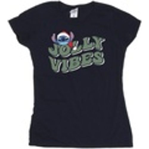 T-shirts a maniche lunghe Lilo Stitch Jolly Chilling Vibes - Disney - Modalova