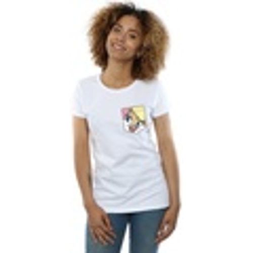 T-shirts a maniche lunghe Lola Bunny Face Faux Pocket - Dessins Animés - Modalova