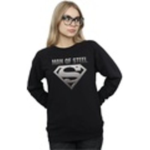 Felpa Superman Man Of Steel Shield - Dc Comics - Modalova