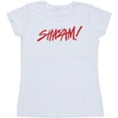 T-shirts a maniche lunghe Shazam Fury Of The Gods Spray Paint Logo - Dc Comics - Modalova