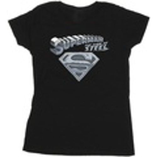 T-shirts a maniche lunghe Superman The Man Of Steel - Dc Comics - Modalova