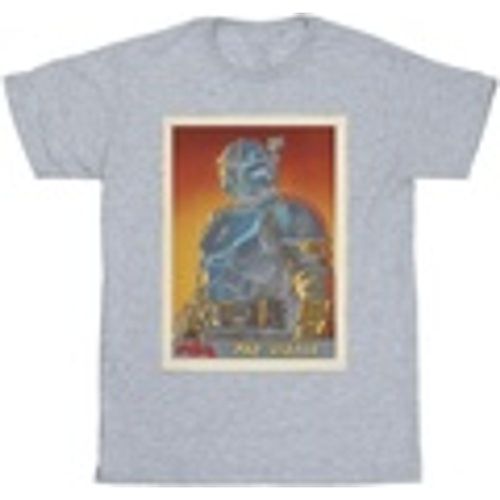 T-shirts a maniche lunghe The Mandalorian Paz Vizla Card - Disney - Modalova