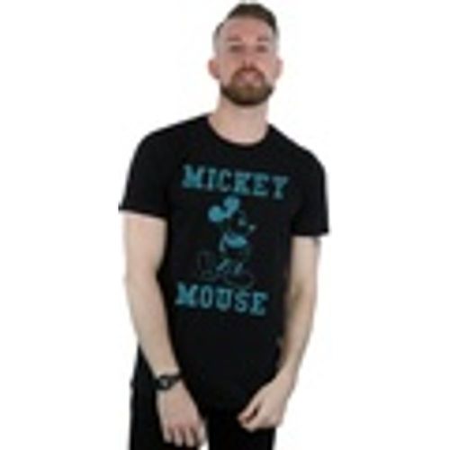 T-shirts a maniche lunghe Mickey Mouse Distressed Kick Mono - Disney - Modalova