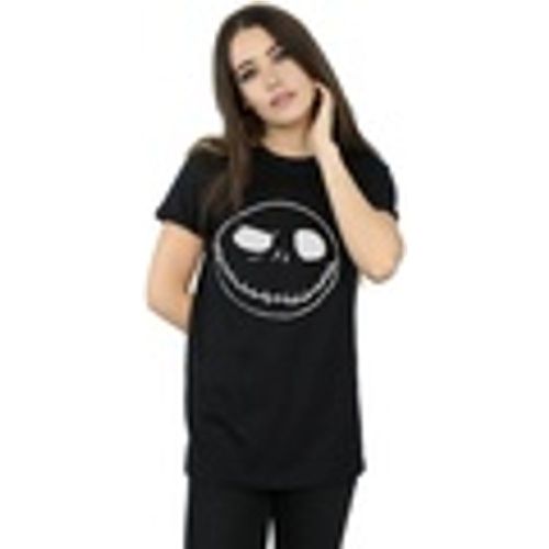 T-shirts a maniche lunghe Nightmare Before Christmas Jack's Big Face - Disney - Modalova