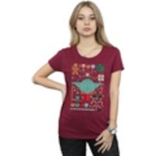 T-shirts a maniche lunghe Yoda Christmas - Disney - Modalova