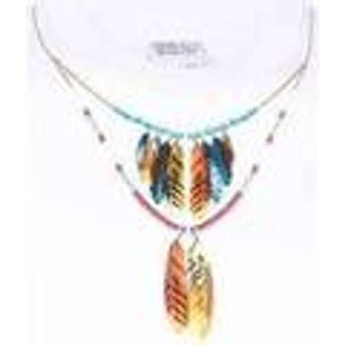 T-shirt FEATHERS NECKLACE OVER TEE - Marcelo Burlon County Of Milan - Modalova