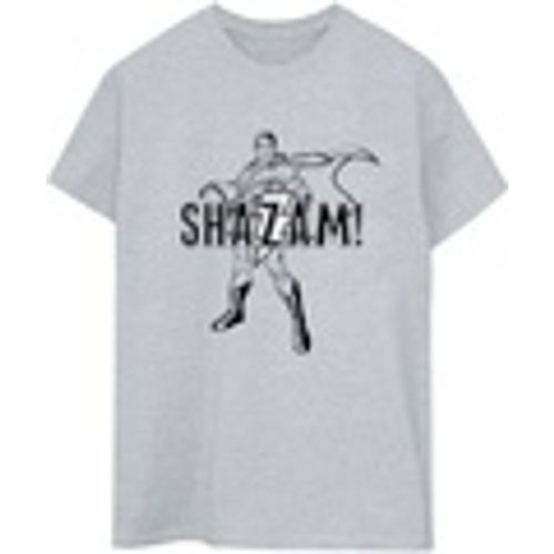 T-shirts a maniche lunghe Shazam Outline - Dc Comics - Modalova