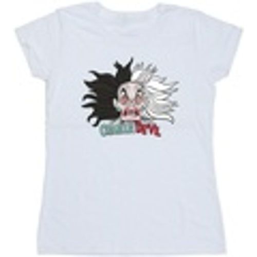 T-shirts a maniche lunghe 101 Dalmatians Cruella De Vil Crazy Mum - Disney - Modalova