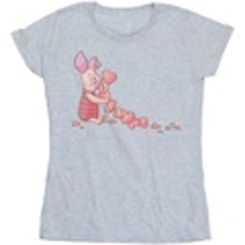 T-shirts a maniche lunghe Winnie The Pooh Piglet Chain Of Hearts - Disney - Modalova