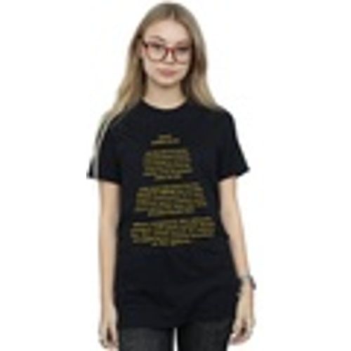 T-shirts a maniche lunghe Return Of The Jedi Opening Crawl - Disney - Modalova