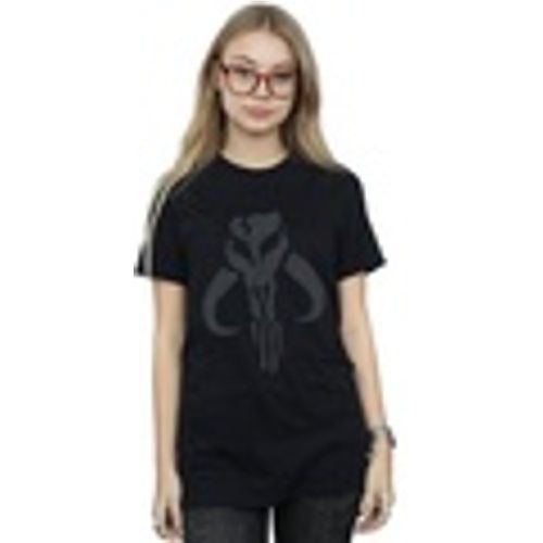 T-shirts a maniche lunghe The Mandalorian Banther Skull - Disney - Modalova