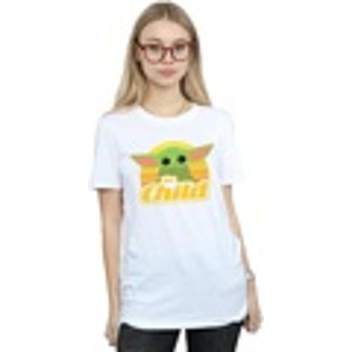 T-shirts a maniche lunghe The Mandalorian The Child Retro - Disney - Modalova