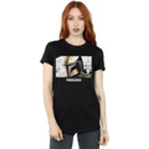 T-shirts a maniche lunghe The Mandalorian Profile Frame - Disney - Modalova