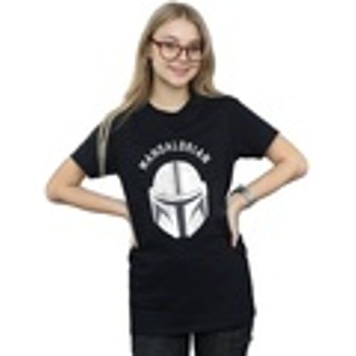 T-shirts a maniche lunghe The Mandalorian Helmet - Disney - Modalova