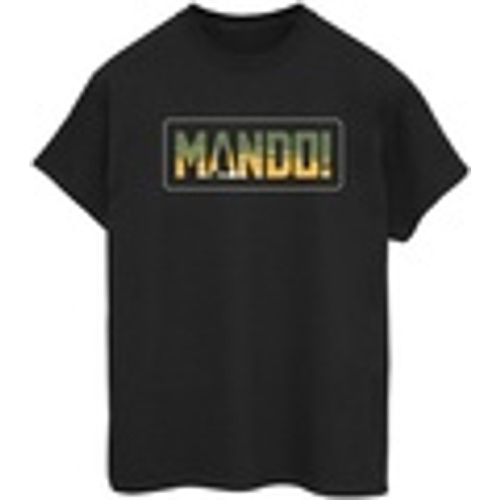 T-shirts a maniche lunghe The Mandalorian Mando Cutout - Disney - Modalova