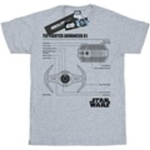 T-shirts a maniche lunghe TIE Fighter X1 Blueprint - Disney - Modalova