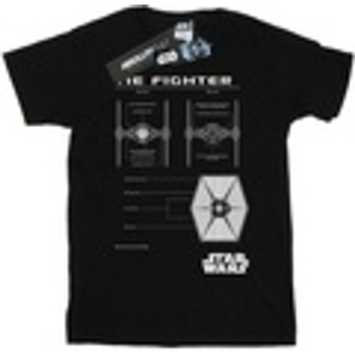 T-shirts a maniche lunghe TIE Fighter Blueprint - Disney - Modalova