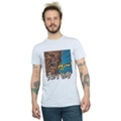 T-shirts a maniche lunghe Chewbacca Roar Pop Art - Disney - Modalova