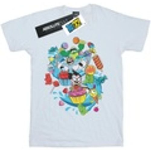 T-shirts a maniche lunghe Teen Titans Go Candy Mania - Dc Comics - Modalova
