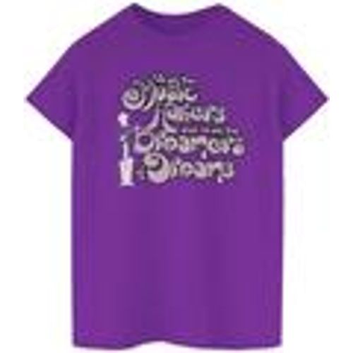 T-shirts a maniche lunghe Dreamers Text - Willy Wonka - Modalova