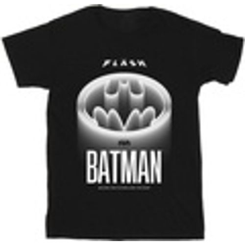 T-shirts a maniche lunghe The Flash Batman White Logo - Dc Comics - Modalova