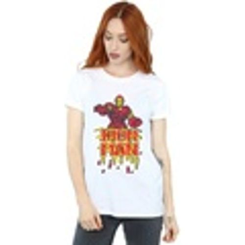T-shirts a maniche lunghe Iron Man Pixelated - Marvel - Modalova