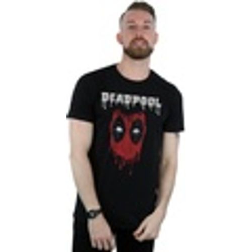 T-shirts a maniche lunghe Deadpool Dripping Head - Marvel - Modalova