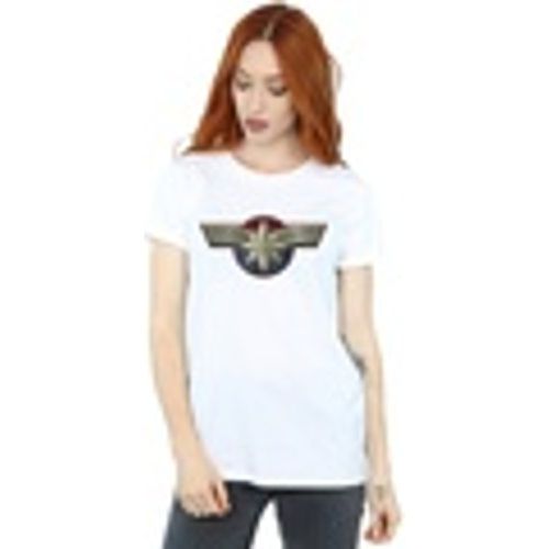 T-shirts a maniche lunghe Captain Chest Emblem - Marvel - Modalova