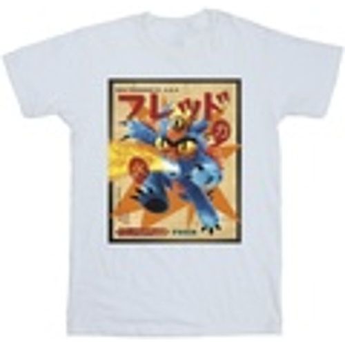 T-shirts a maniche lunghe Big Hero 6 Baymax Fred Newspaper - Disney - Modalova