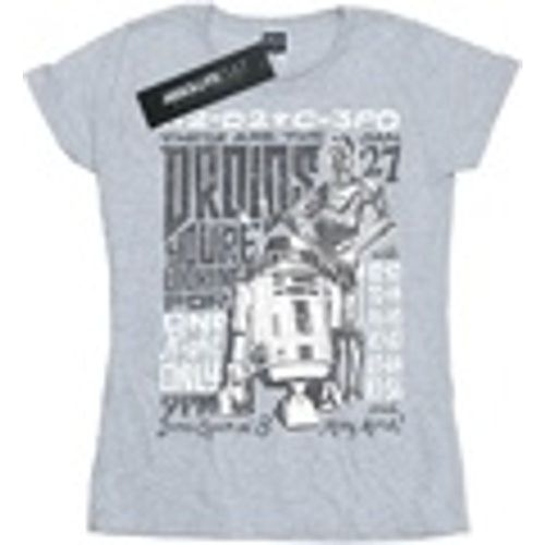 T-shirts a maniche lunghe R2-D2 And C-3PO Rock Poster - Disney - Modalova