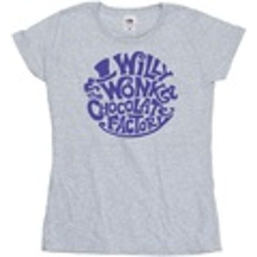 T-shirts a maniche lunghe Typed Logo - Willy Wonka & The Chocolate Fact - Modalova