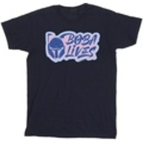 T-shirts a maniche lunghe The Book Of Boba Fett Lives Pocket - Disney - Modalova