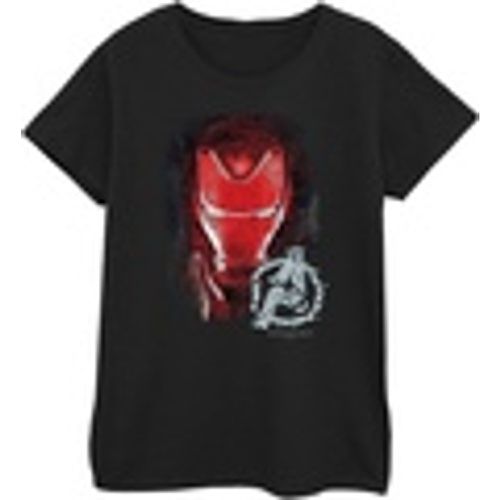 T-shirts a maniche lunghe Avengers Endgame Iron Man Brushed - Marvel - Modalova