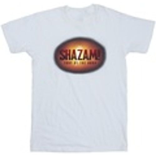 T-shirts a maniche lunghe Shazam Fury Of The Gods 3D Logo Flare - Dc Comics - Modalova