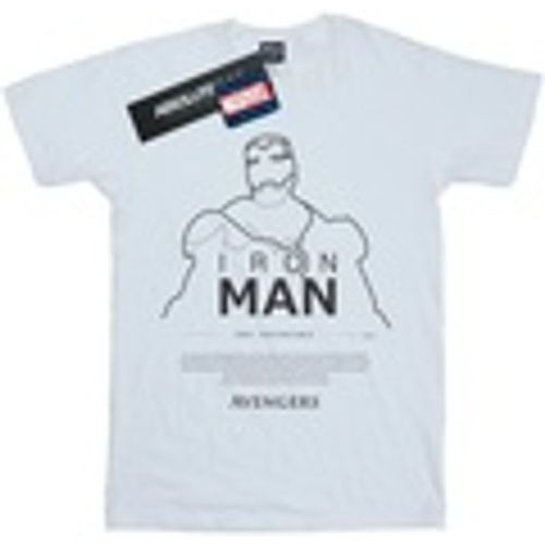 T-shirts a maniche lunghe Iron Man Single Line - Marvel - Modalova