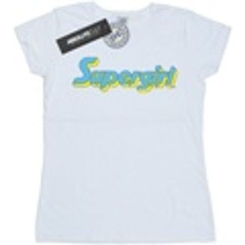 T-shirts a maniche lunghe Supergirl Text Logo - Dc Comics - Modalova