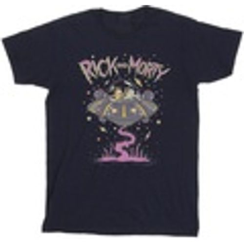 T-shirts a maniche lunghe Pink Spaceship - Rick And Morty - Modalova