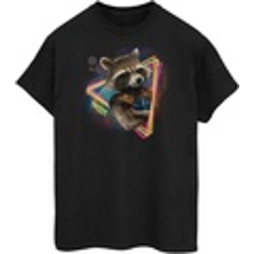 T-shirts a maniche lunghe Guardians Of The Galaxy Neon Rocket - Marvel - Modalova