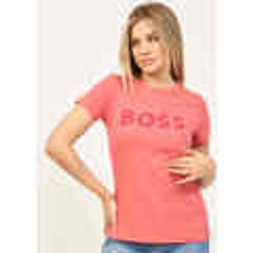 T-shirt & Polo T-shirt donna in jersy di cotone con logo - Boss - Modalova